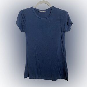 Active Basic Blue Short Sleeve Tee - Size Small